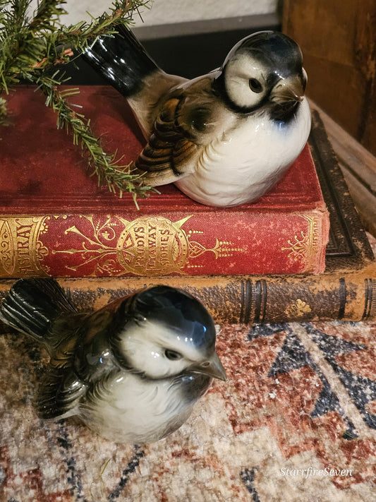 Vintage Gobel Chickadees